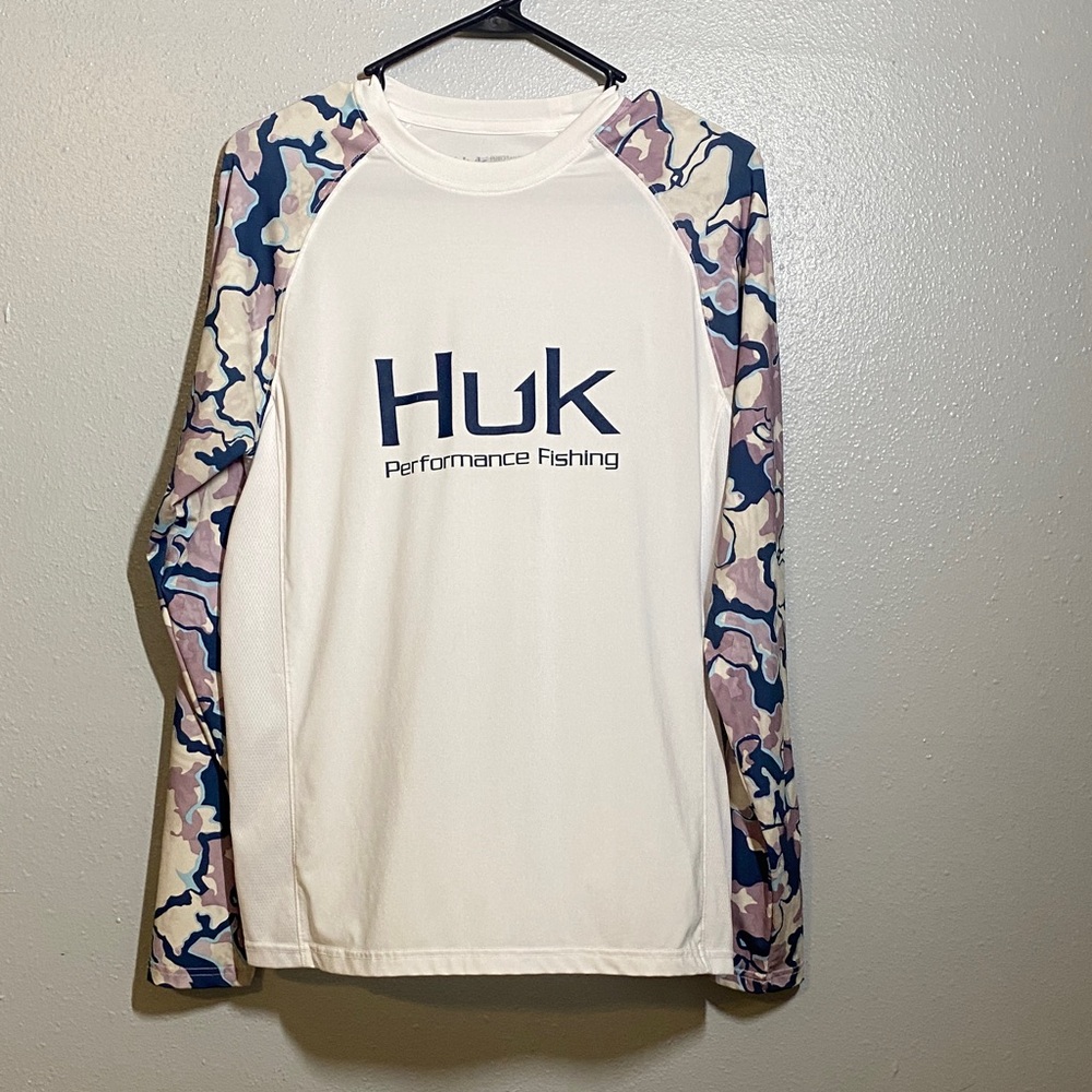 Huk White Performance Fabrics Shirt